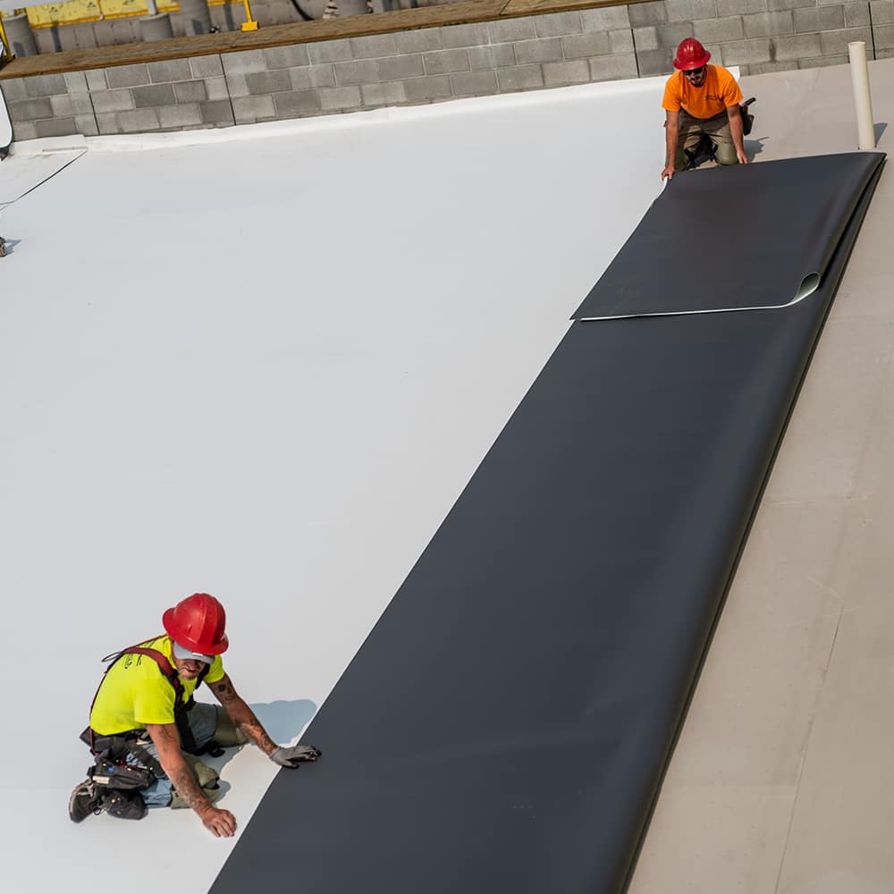 Kr roofmasters roofing tpo 60mil best flat roofing system in maryland
