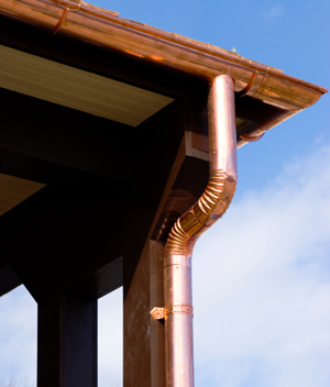 Copper gutters